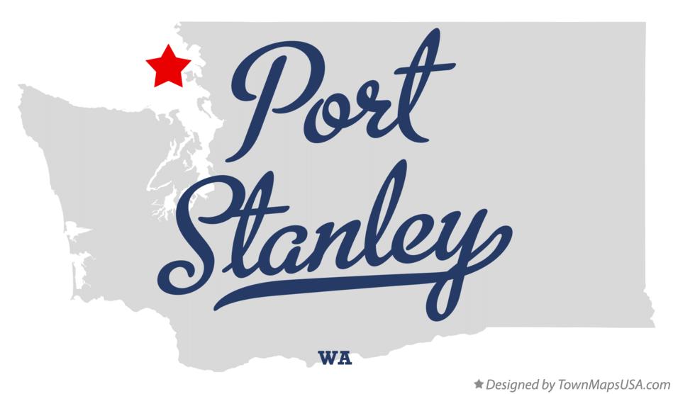 Map of Port Stanley Washington WA