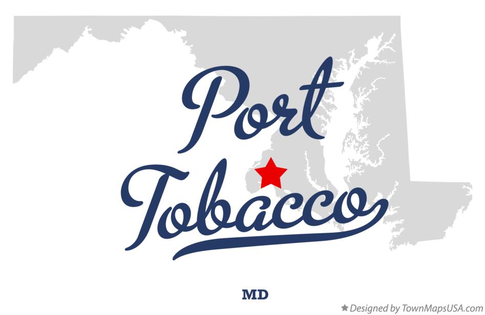 Map of Port Tobacco Maryland MD