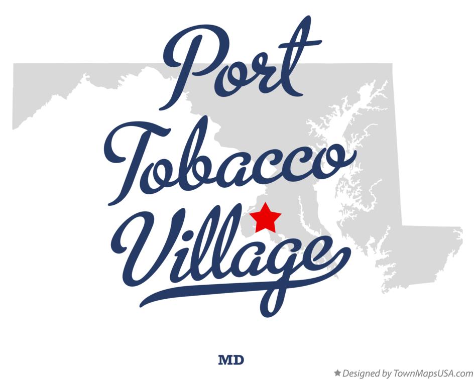 Map of Port Tobacco Village Maryland MD