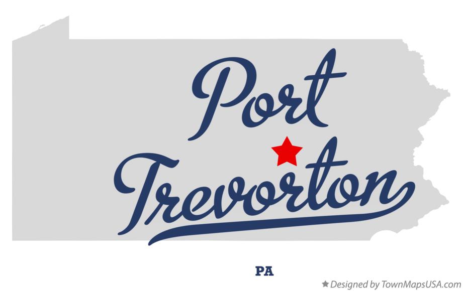 Map of Port Trevorton Pennsylvania PA