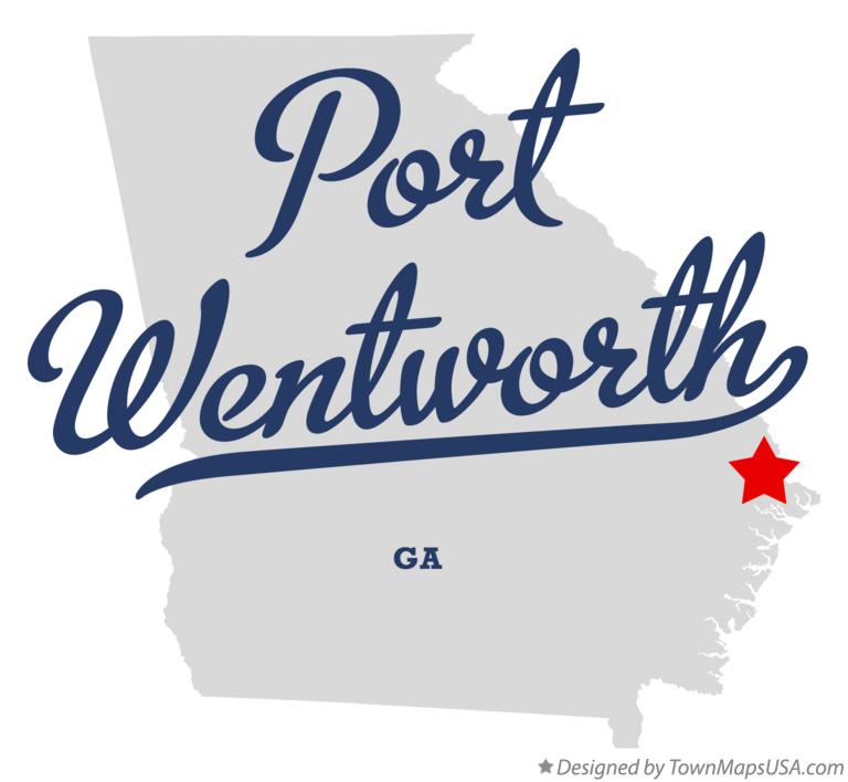Map of Port Wentworth Georgia GA
