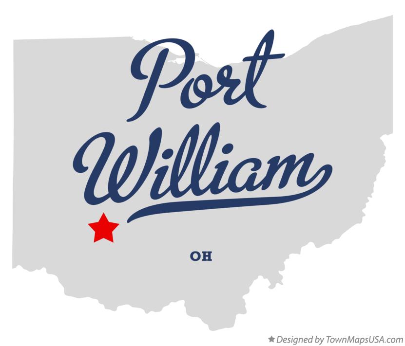 Map of Port William Ohio OH