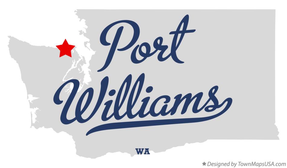 Map of Port Williams Washington WA