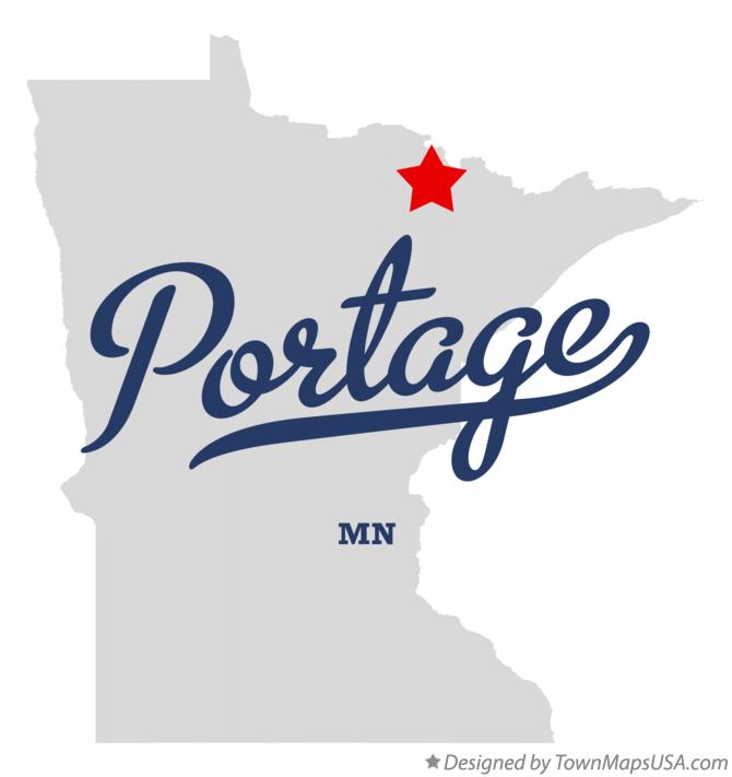 Map of Portage Minnesota MN