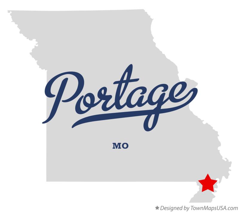 Map of Portage Missouri MO
