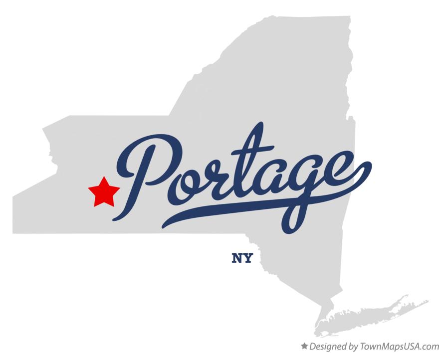 Map of Portage New York NY