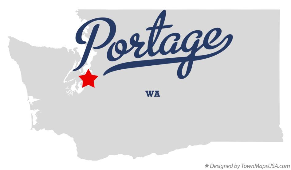 Map of Portage Washington WA