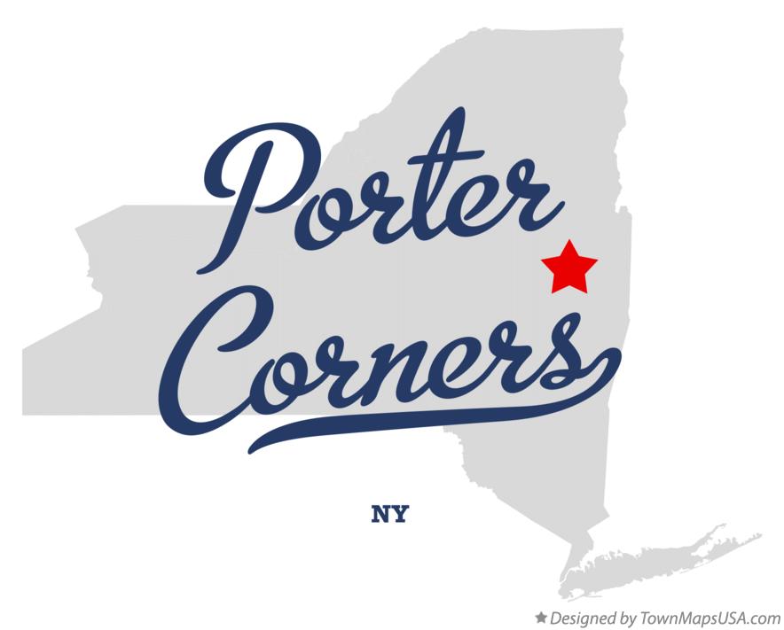 Map of Porter Corners New York NY