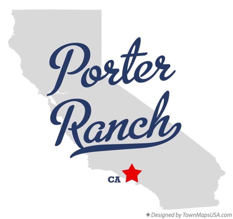 Map of Porter Ranch California CA