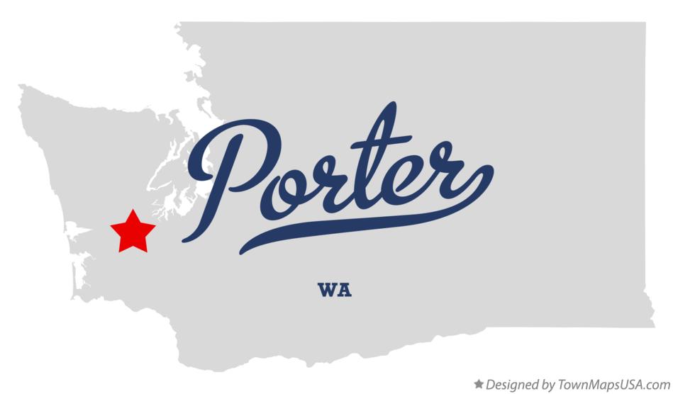 Map of Porter Washington WA