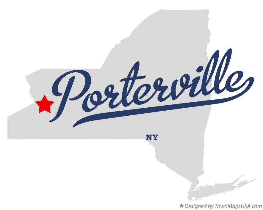 Map of Porterville New York NY