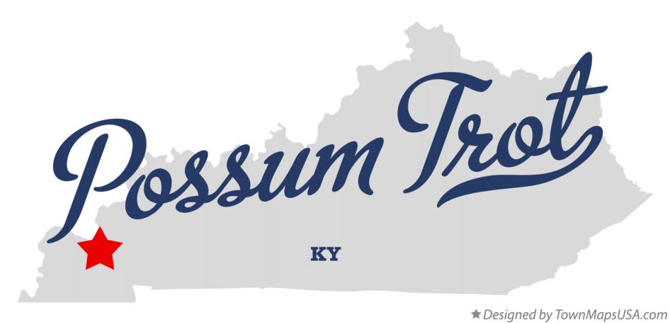 Map of Possum Trot Kentucky KY
