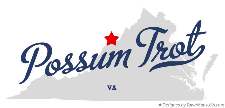 Map of Possum Trot Virginia VA