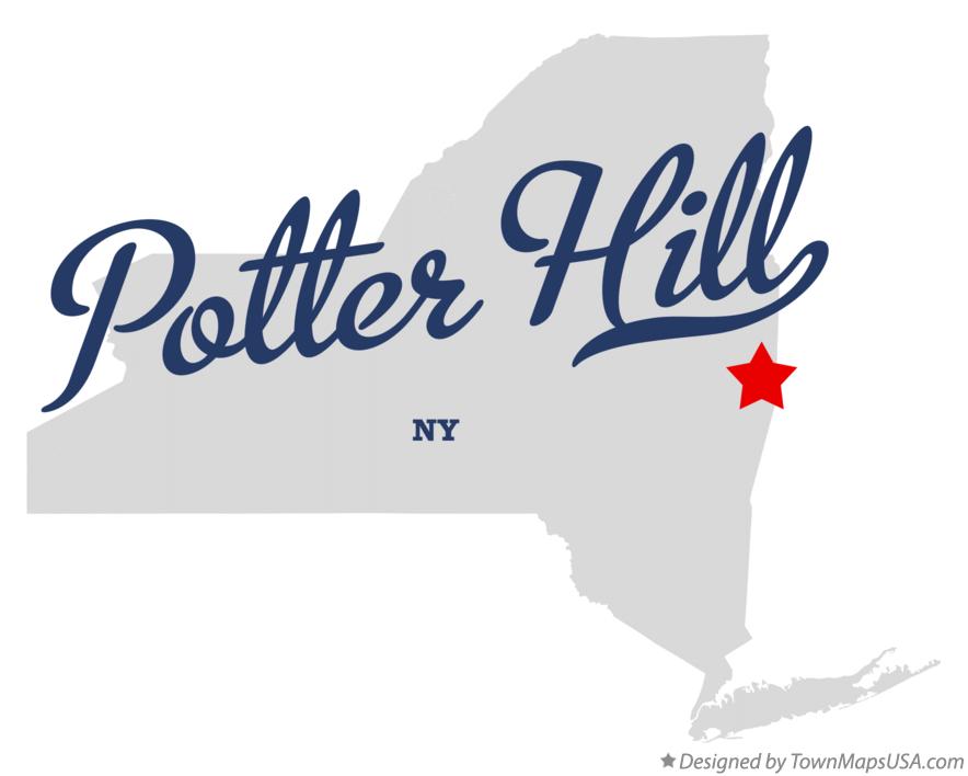 Map of Potter Hill New York NY