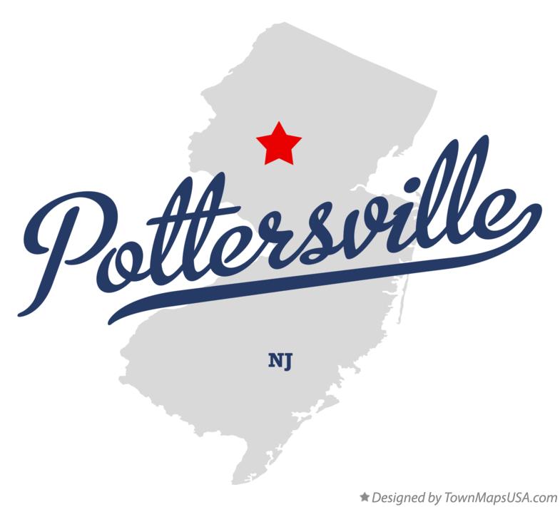 Map of Pottersville New Jersey NJ