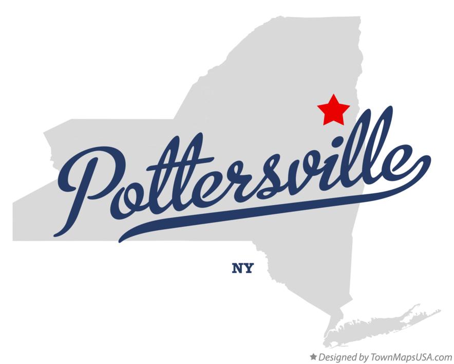 Map of Pottersville New York NY