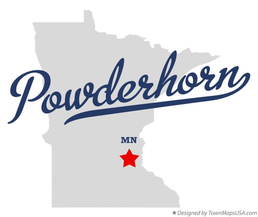 Map of Powderhorn Minnesota MN