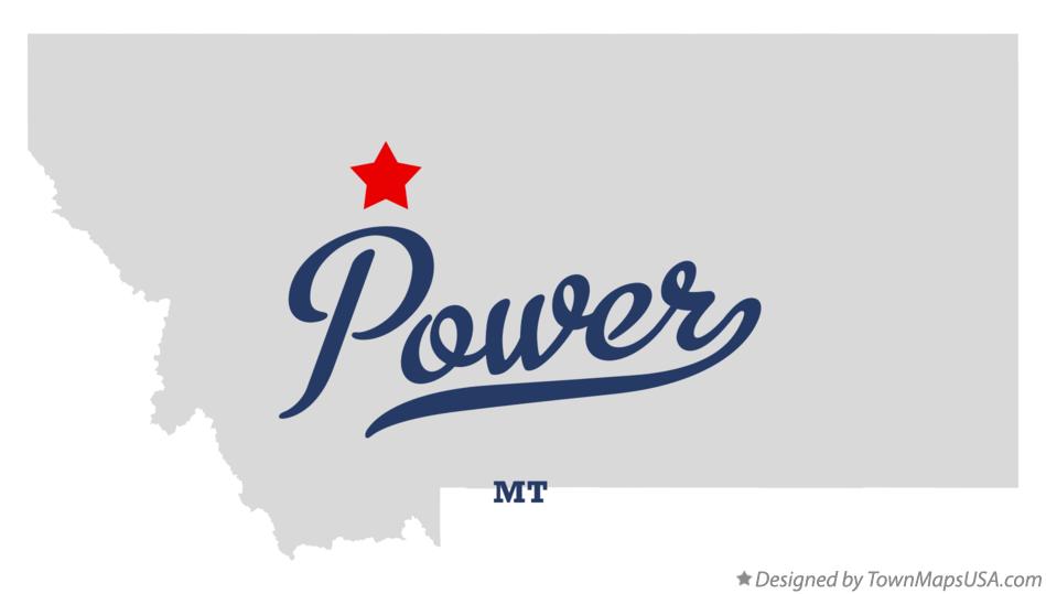 Map of Power Montana MT