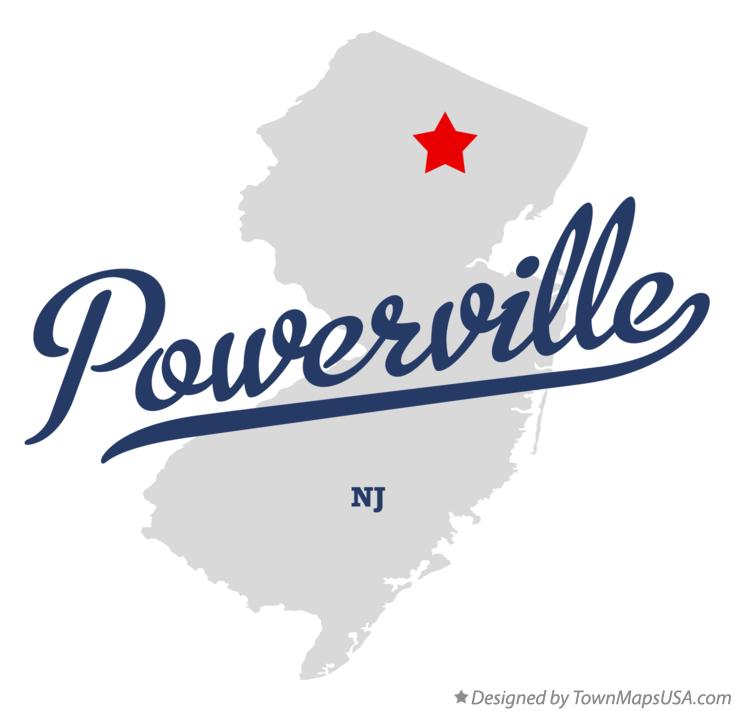 Map of Powerville New Jersey NJ