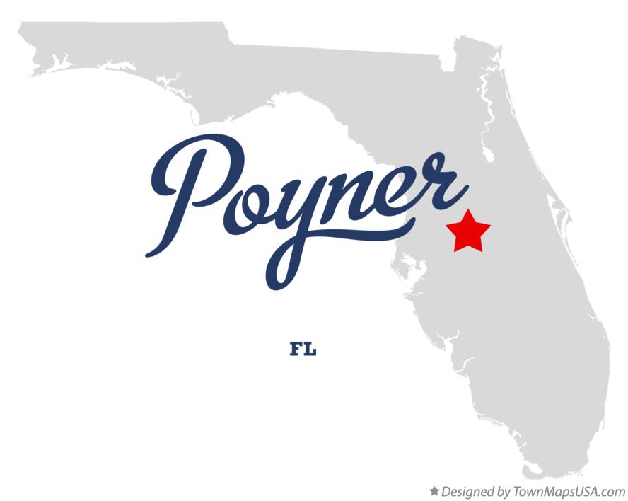Map of Poyner Florida FL