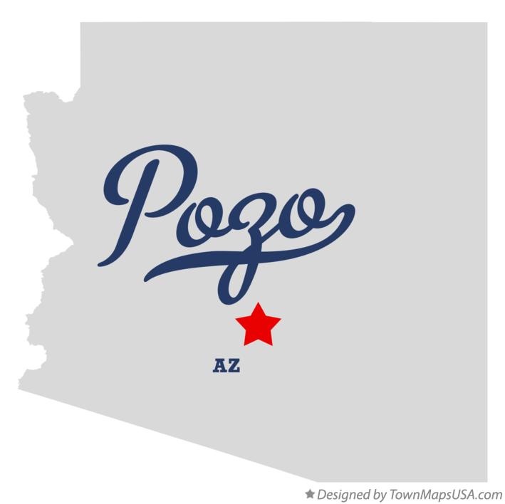 Map of Pozo Arizona AZ