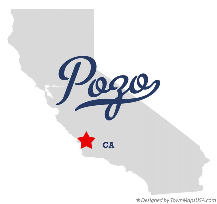 Map of Pozo California CA
