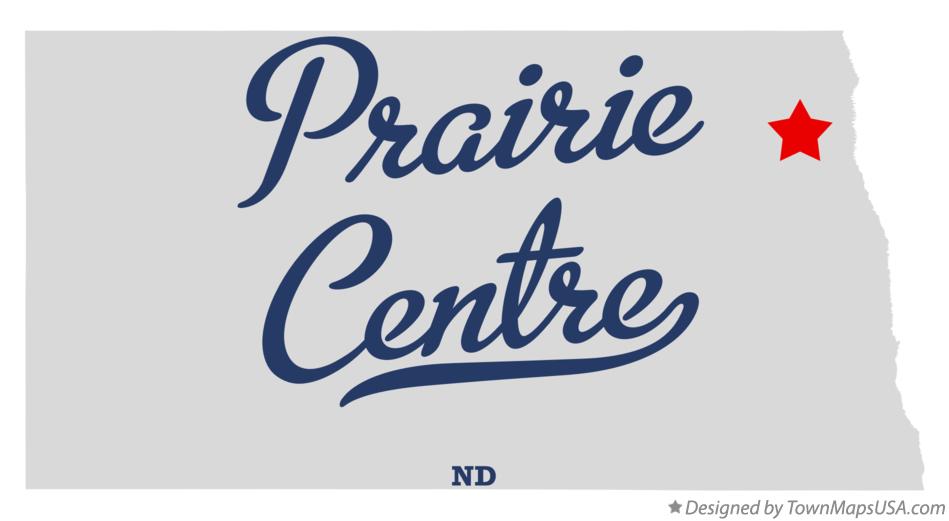 Map of Prairie Centre North Dakota ND