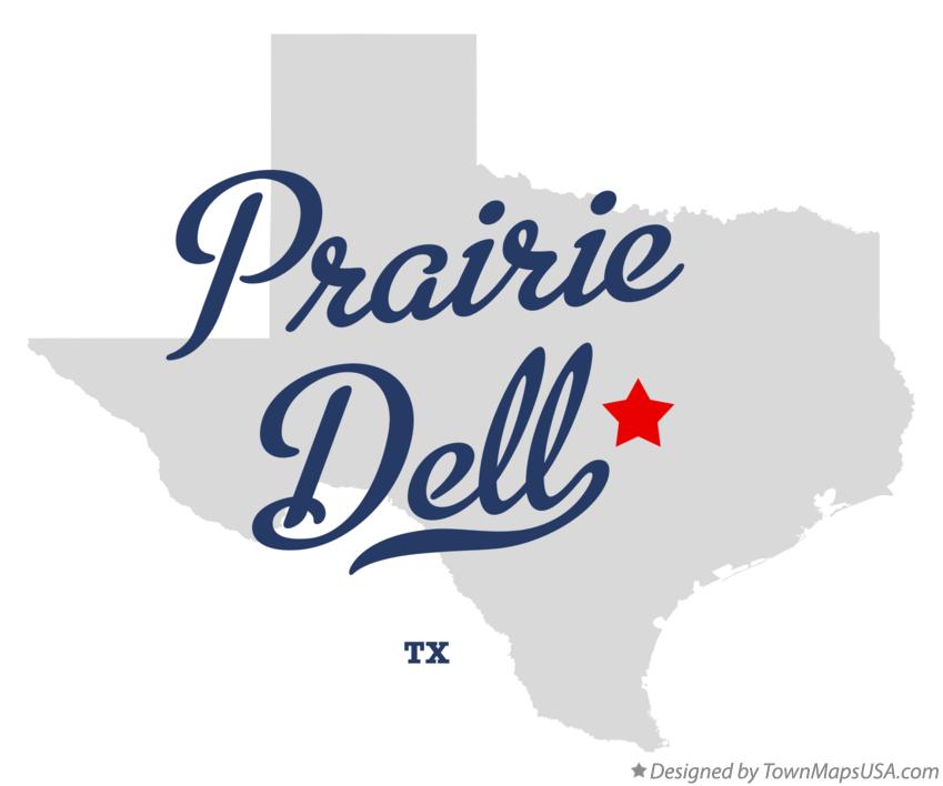 Map of Prairie Dell Texas TX