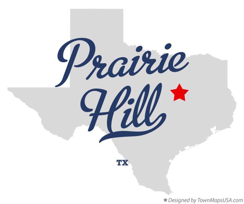 Map of Prairie Hill Texas TX