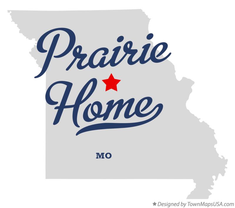 Map of Prairie Home Missouri MO