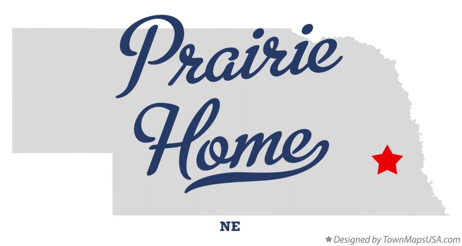 Map of Prairie Home Nebraska NE