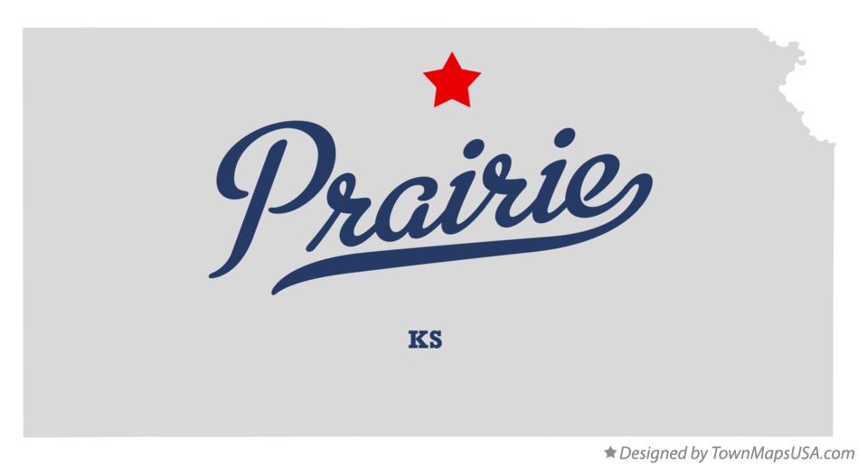 Map of Prairie Kansas KS