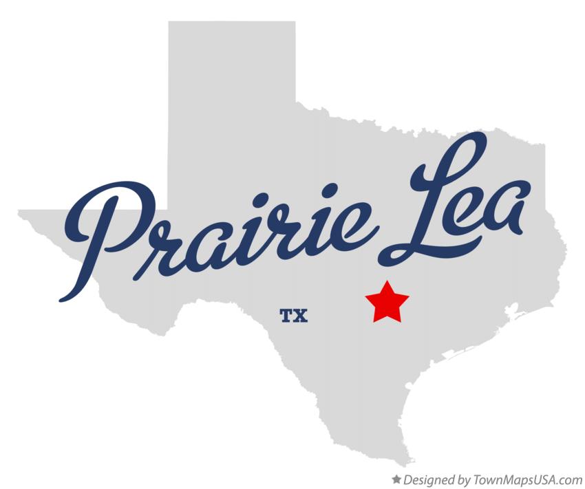 Map of Prairie Lea Texas TX