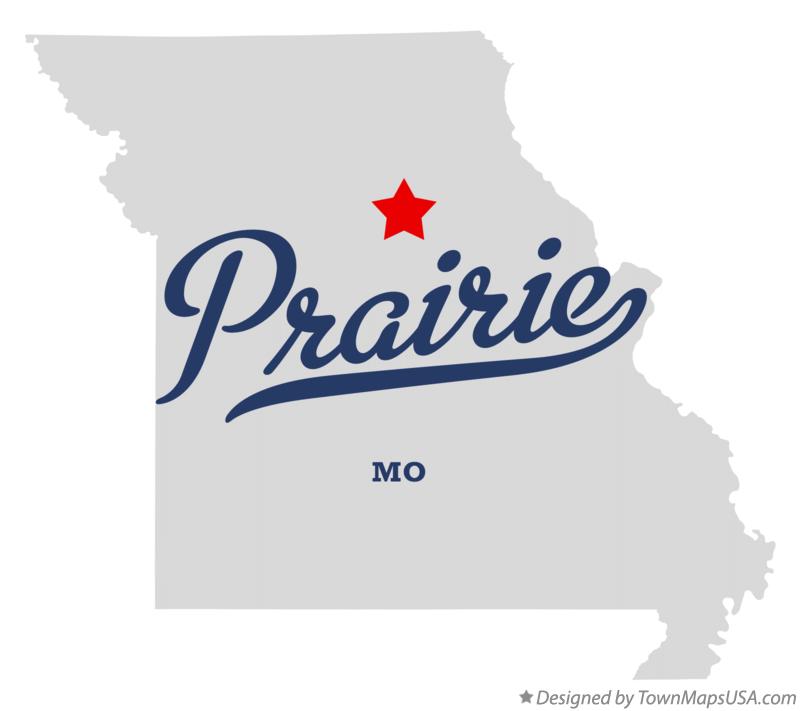 Map of Prairie Missouri MO