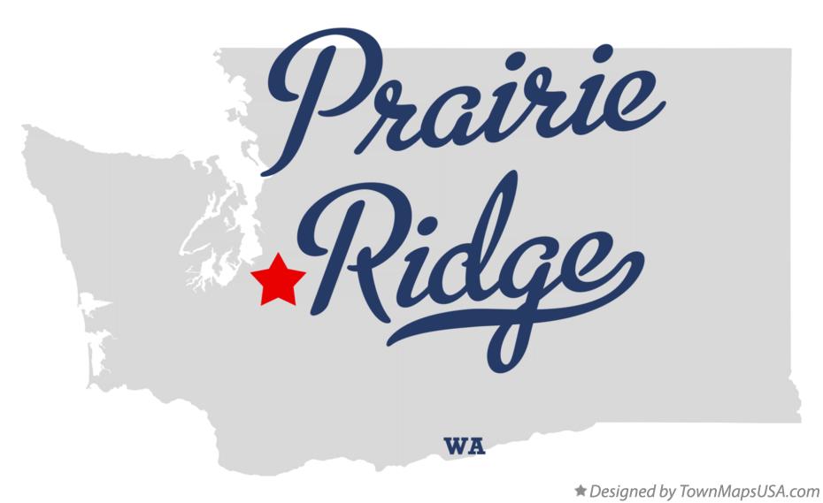 Map of Prairie Ridge Washington WA