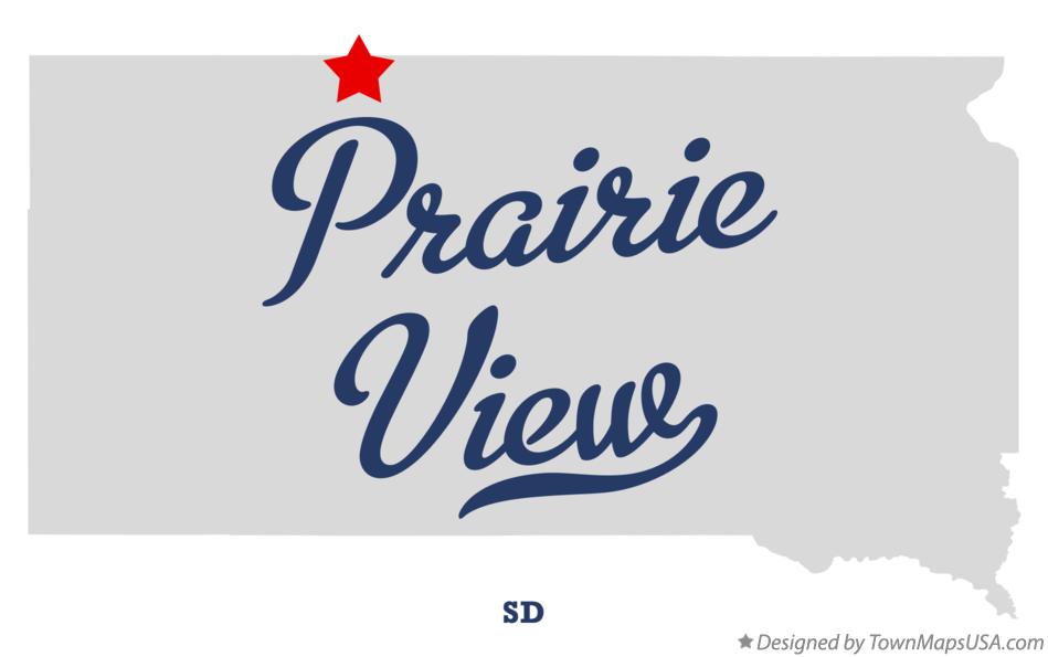 Map of Prairie View South Dakota SD