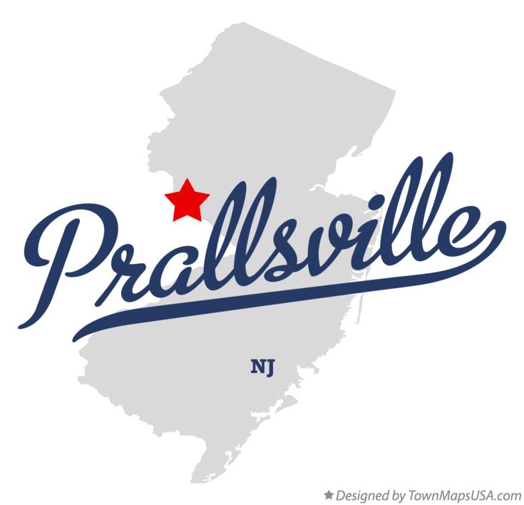 Map of Prallsville New Jersey NJ