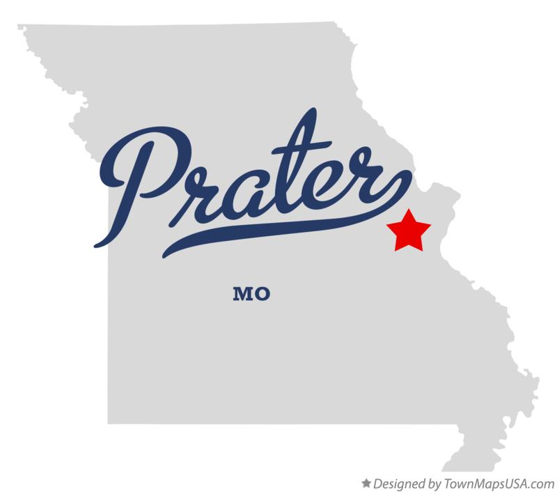 Map of Prater Missouri MO