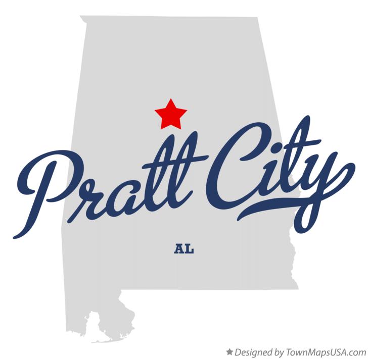 Map of Pratt City Alabama AL