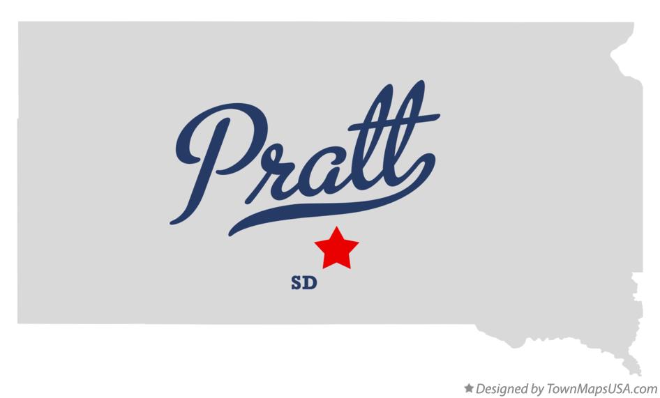 Map of Pratt South Dakota SD
