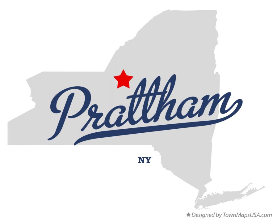 Map of Prattham New York NY