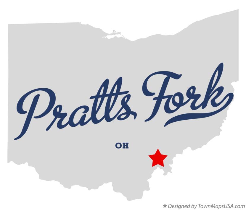 Map of Pratts Fork Ohio OH