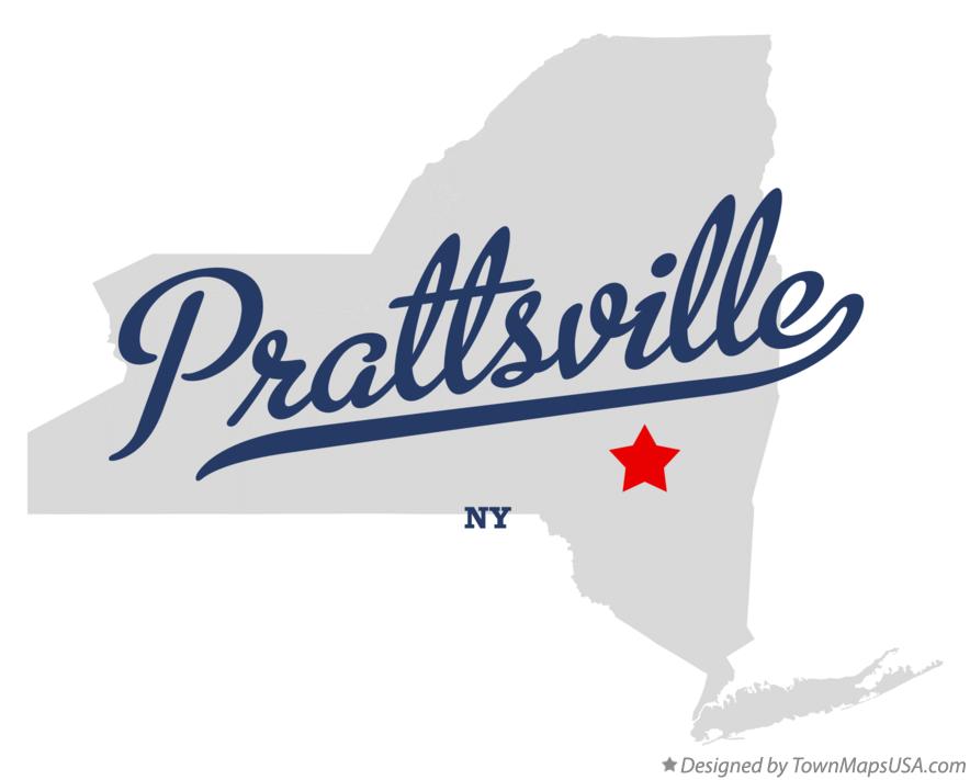 Map of Prattsville New York NY