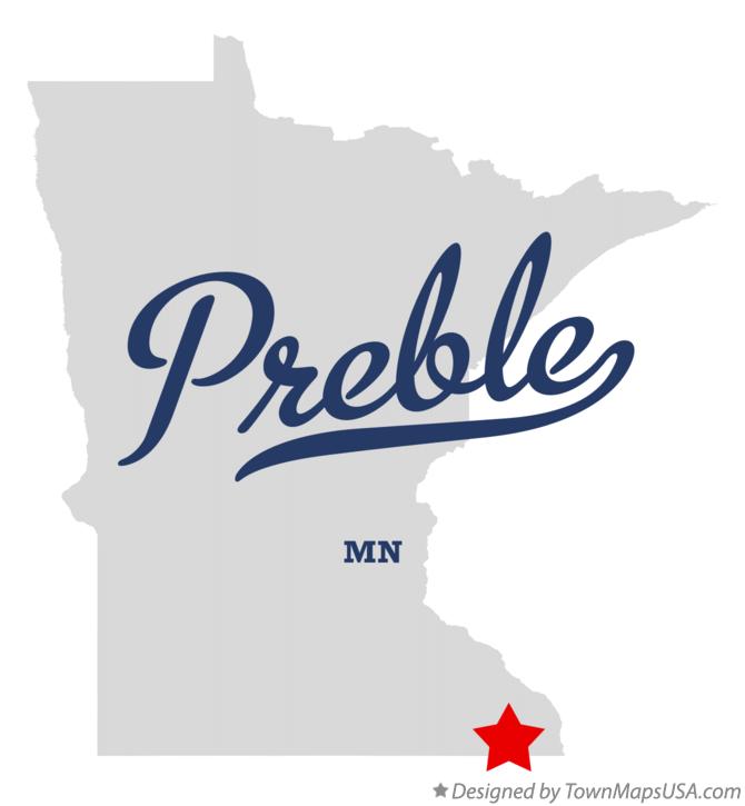 Map of Preble Minnesota MN