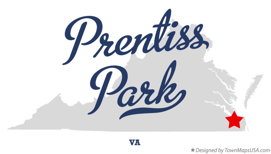 Map of Prentiss Park Virginia VA