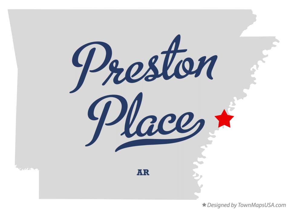 Map of Preston Place Arkansas AR