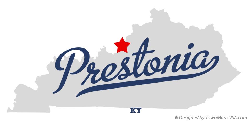Map of Prestonia Kentucky KY