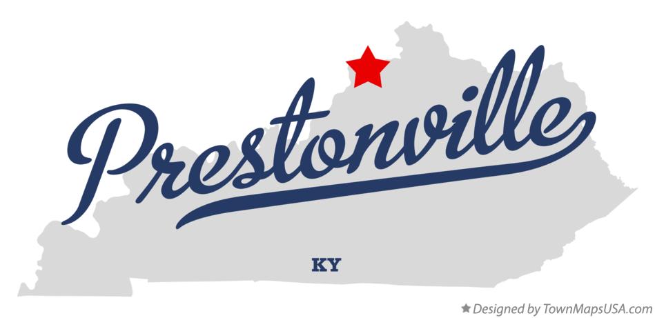 Map of Prestonville Kentucky KY