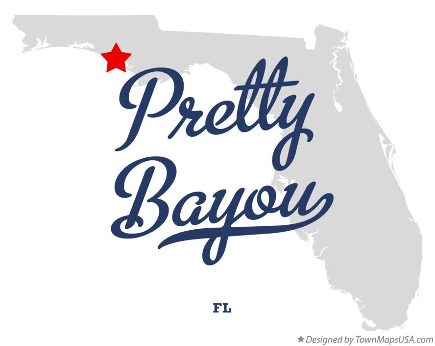 Map of Pretty Bayou Florida FL