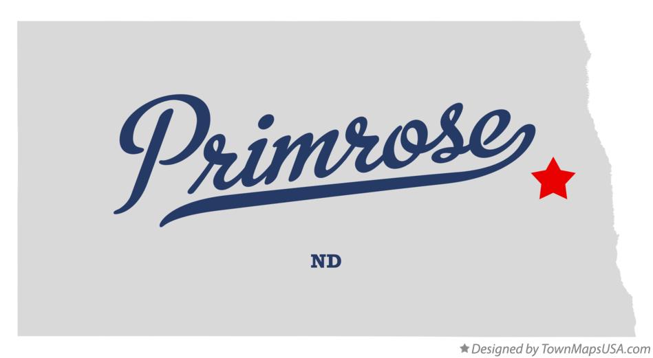 Map of Primrose North Dakota ND